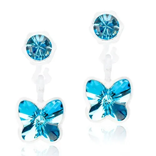 Blomdahl Örhängen Pendant Butterfly Aquamarine 4/5 mm från Blomdahl – köp hos Apotek Hjärtat