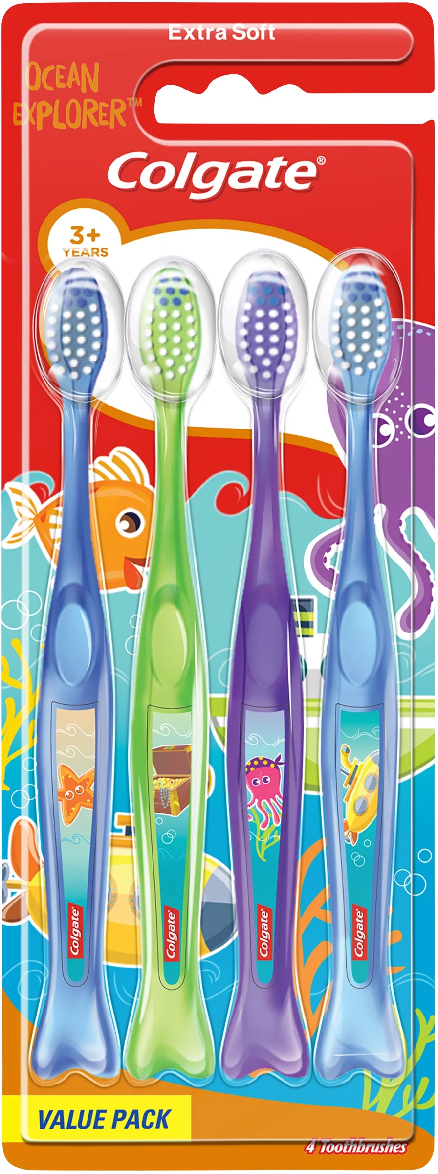 Colgate Ocean Explorer Tandborste 3år+ 4st från Colgate – köp hos Apotek Hjärtat