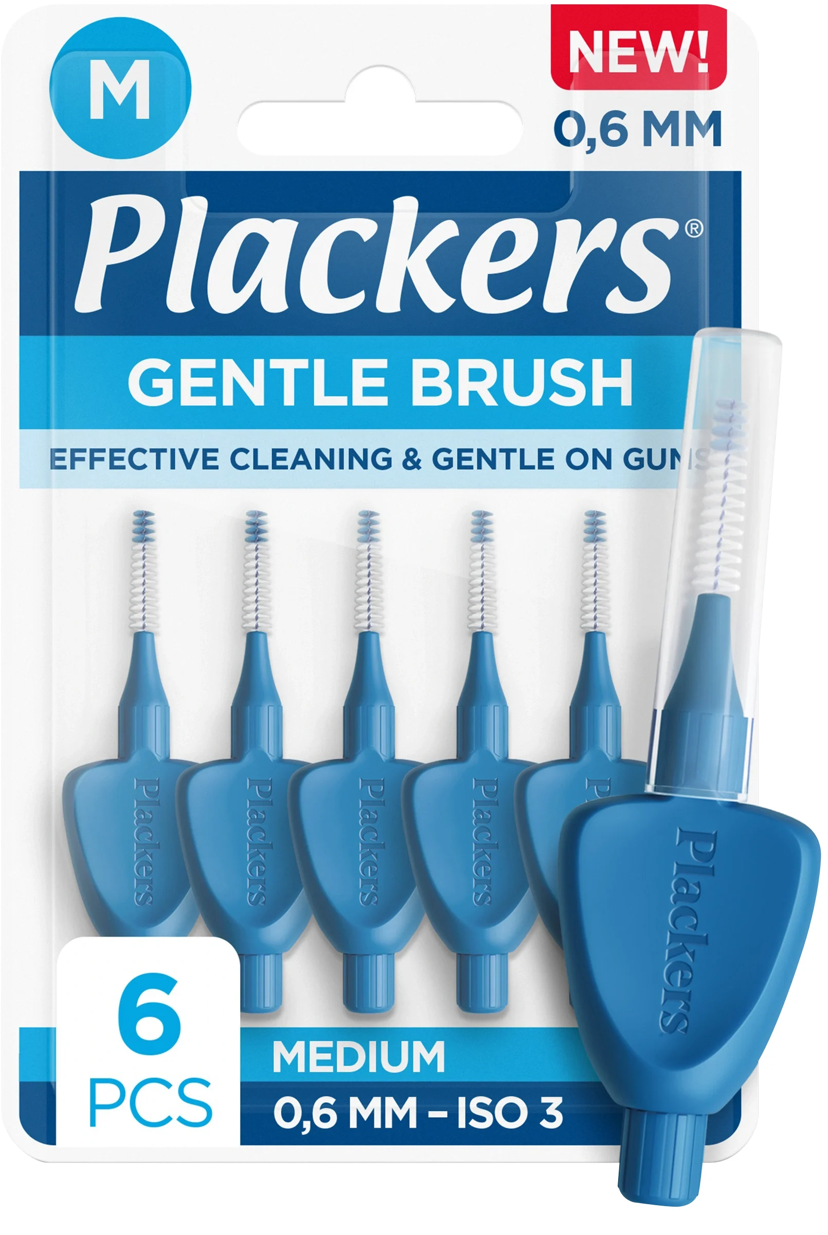 Plackers Gentle Brush 0,6 mm 6st från Plackers – köp hos Apotek Hjärtat