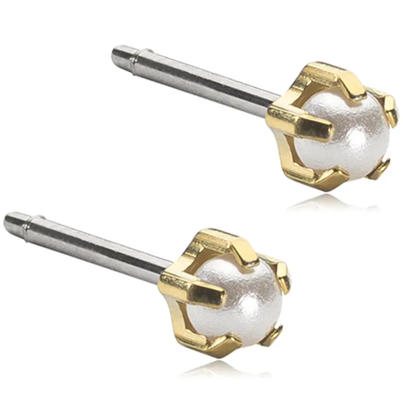Blomdahl Örhängen Tiffany Pearl White 4 mm från Blomdahl – köp hos Apotek Hjärtat