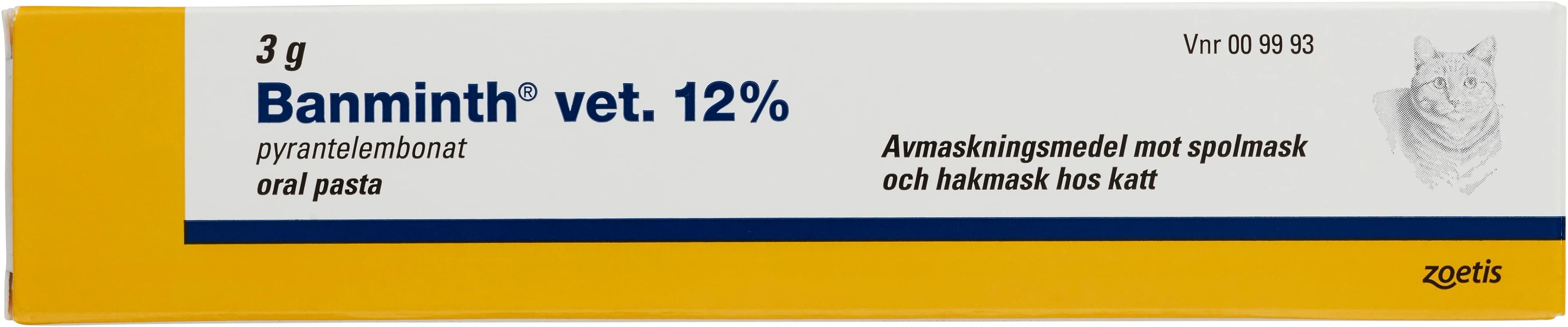 Banminth vet. Oral pasta förfylld dosspruta 12% katt 3g från Banminth – köp hos Apotek Hjärtat