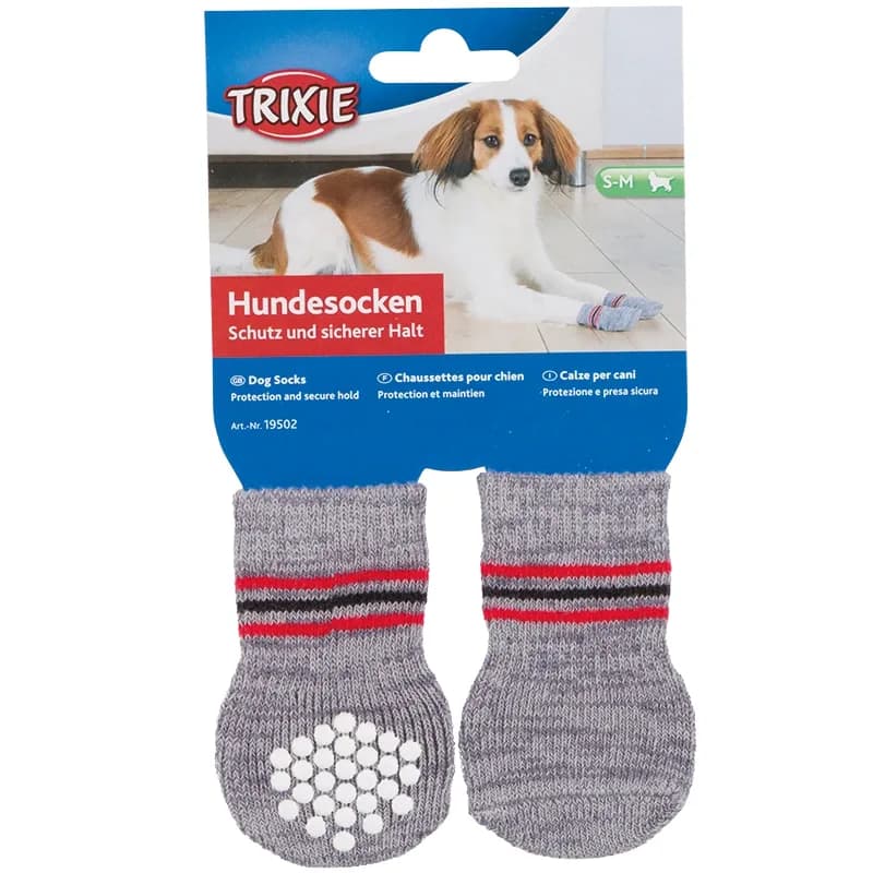 Trixie Hundsock 2-pack Non-slip Grå XL från TRIXIE – köp hos Apotek Hjärtat
