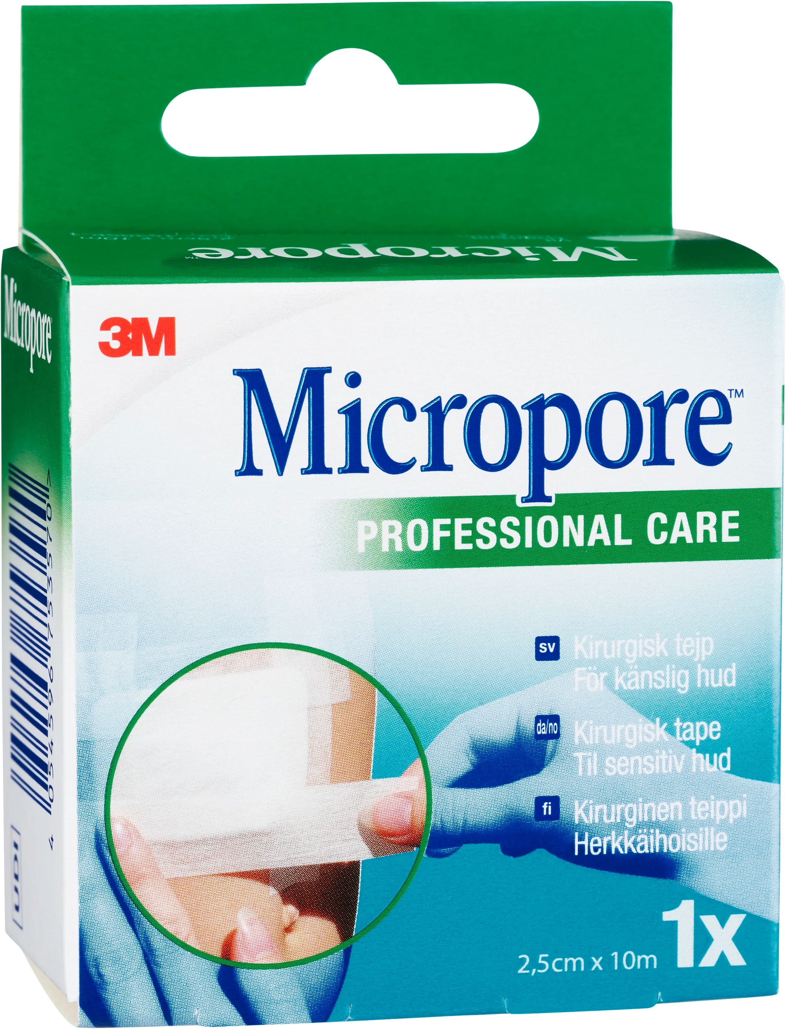 Micropore kirurgtejp vit refill 10 m x 2,5 cm 1 st från Micropore – köp hos Apotek Hjärtat
