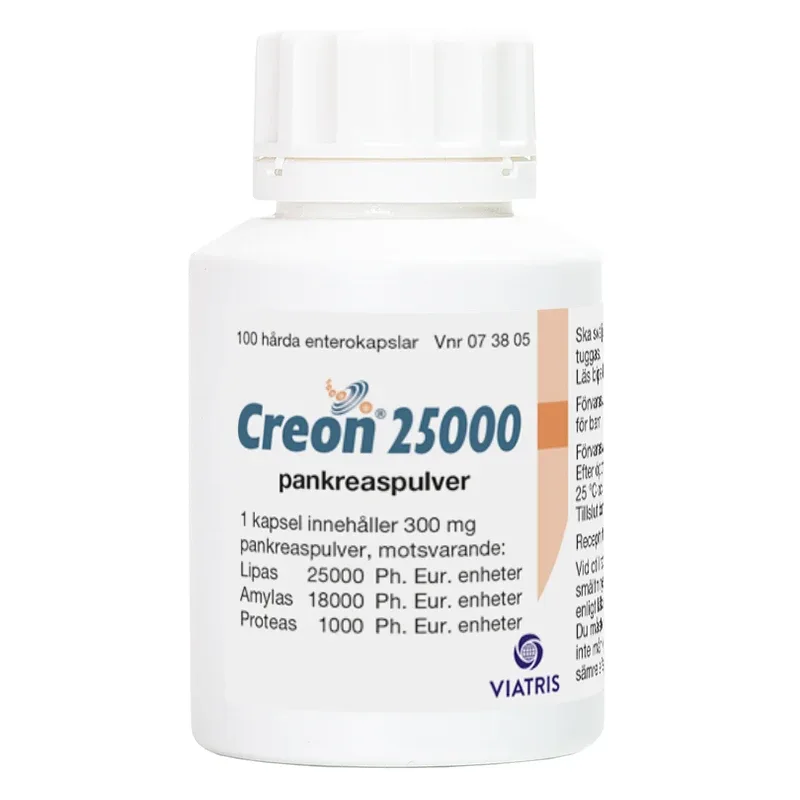 Creon 25000 Kapsel 100 st från Creon – köp hos Apotek Hjärtat