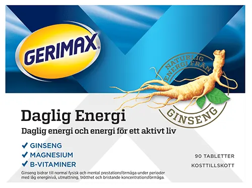 Gerimax Daglig Energi 90 st från Gerimax – köp hos Apotek Hjärtat