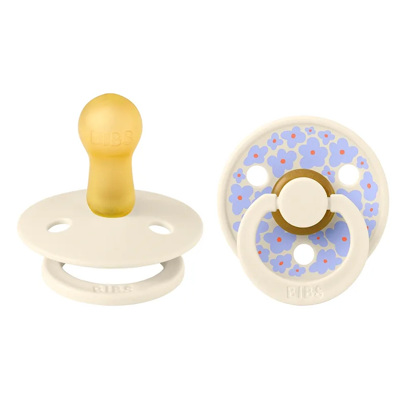 BIBS Pacifier Studio Colour Jasmine Latex Size 2 Ivory Mix 2-pack från BIBS – köp hos Apotek Hjärtat