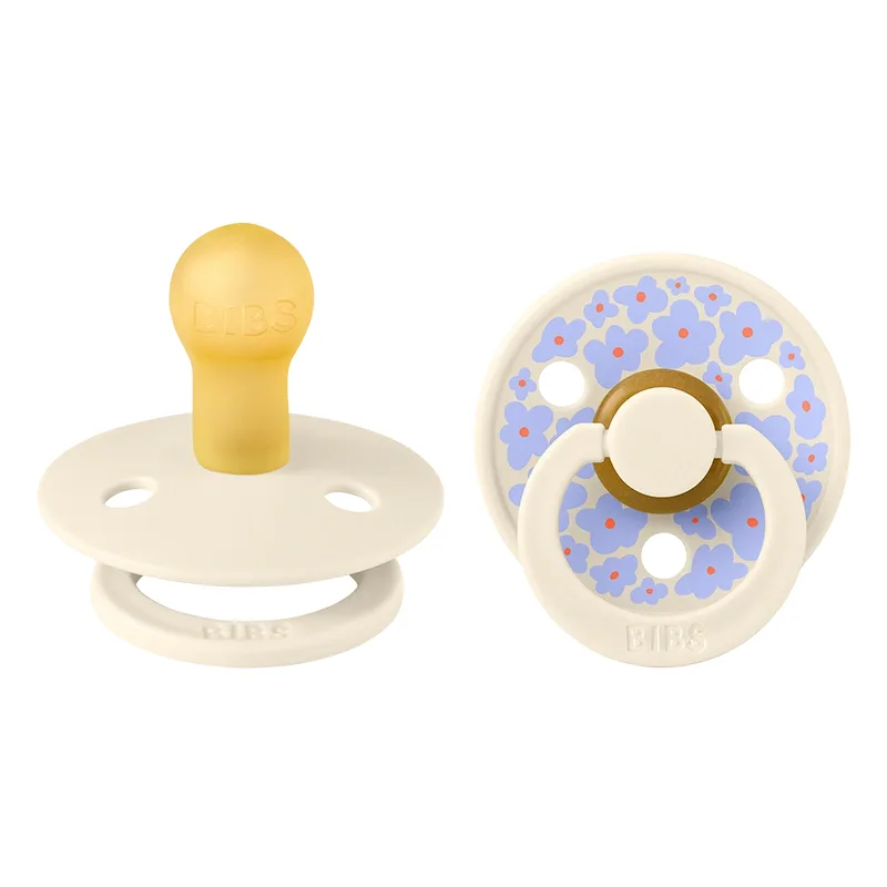 BIBS Pacifier Studio Colour Jasmine Latex Size 1 Ivory Mix 2-pack från BIBS – köp hos Apotek Hjärtat