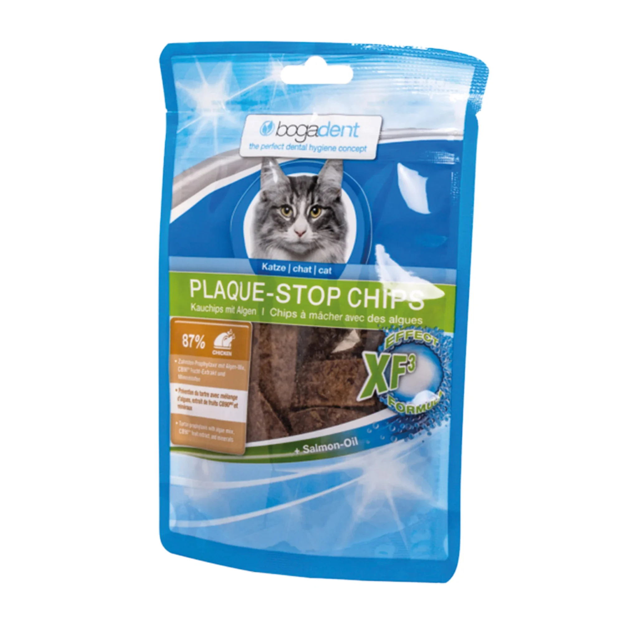 Bogadent Plaque-Stop Chips Chicken Katt 50 g från Bogadent – köp hos Apotek Hjärtat