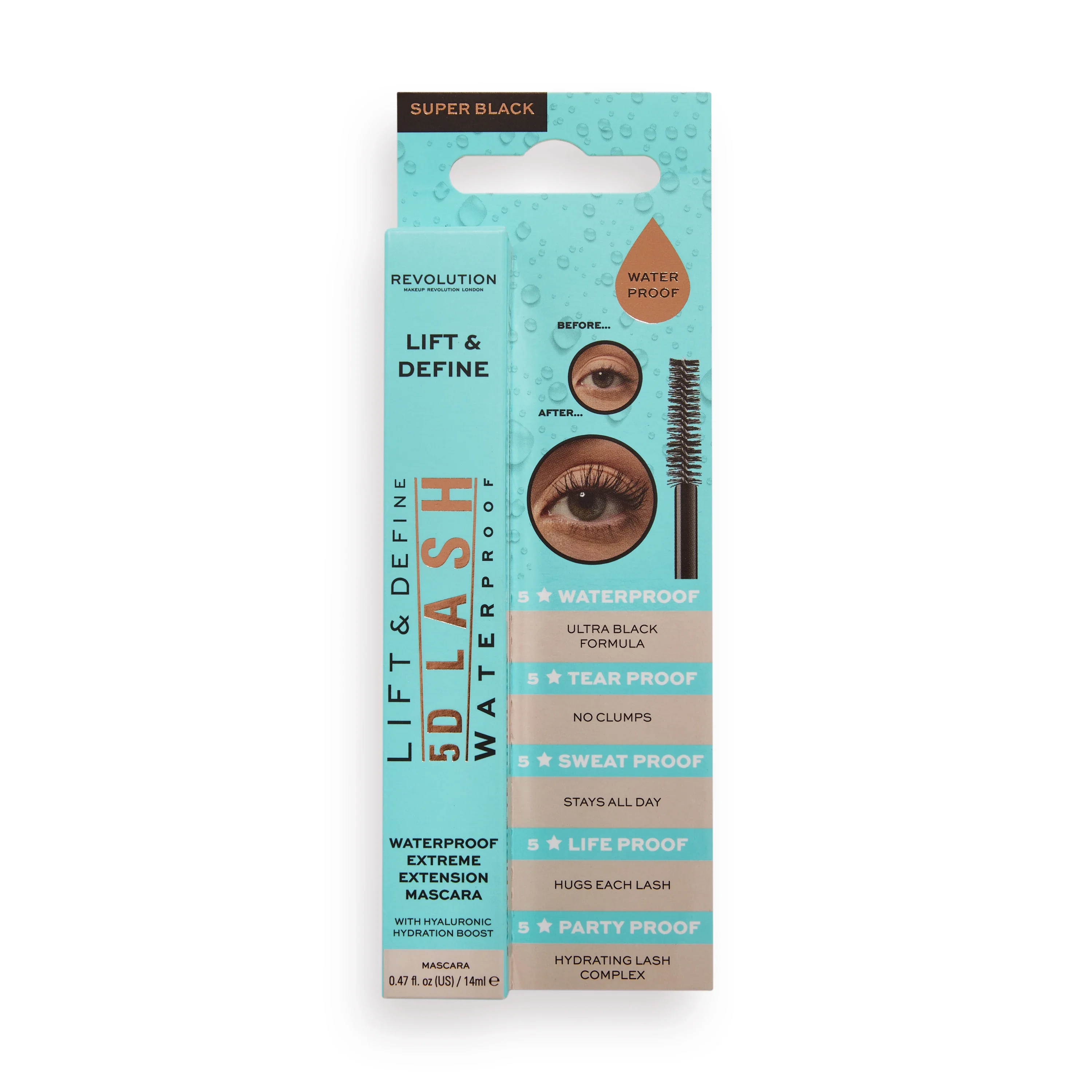 Revolution Beauty London 5D Lash Waterproof Mascara 14 ml från Revolution Beauty London – köp hos Apotek Hjärtat