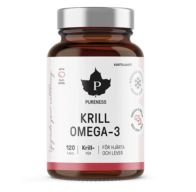 Pureness Krill Omega-3 120 kapslar från Pureness – köp hos Apotek Hjärtat