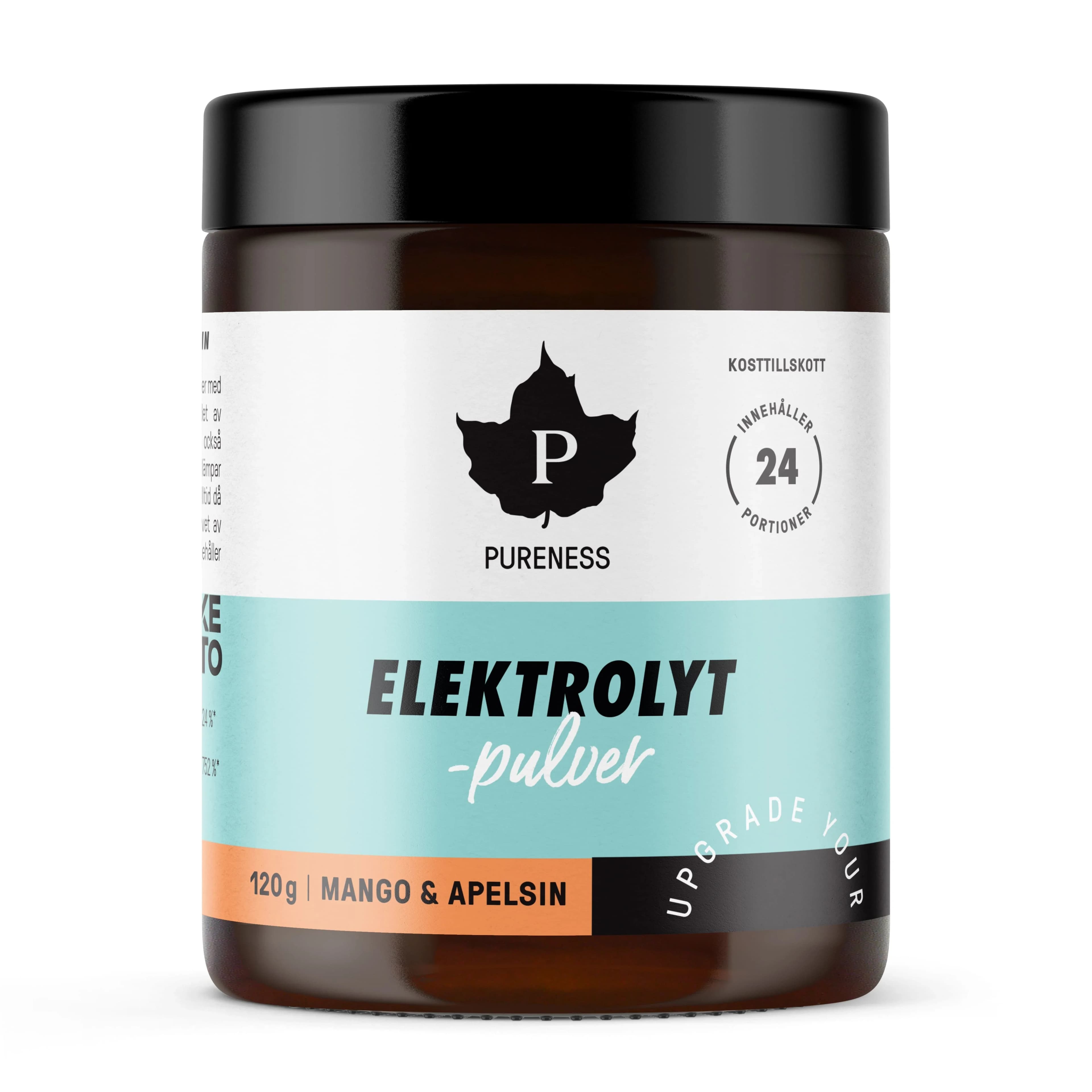 Pureness Elektrolytpulver Mango & Apelsin 120 g från Pureness – köp hos Apotek Hjärtat