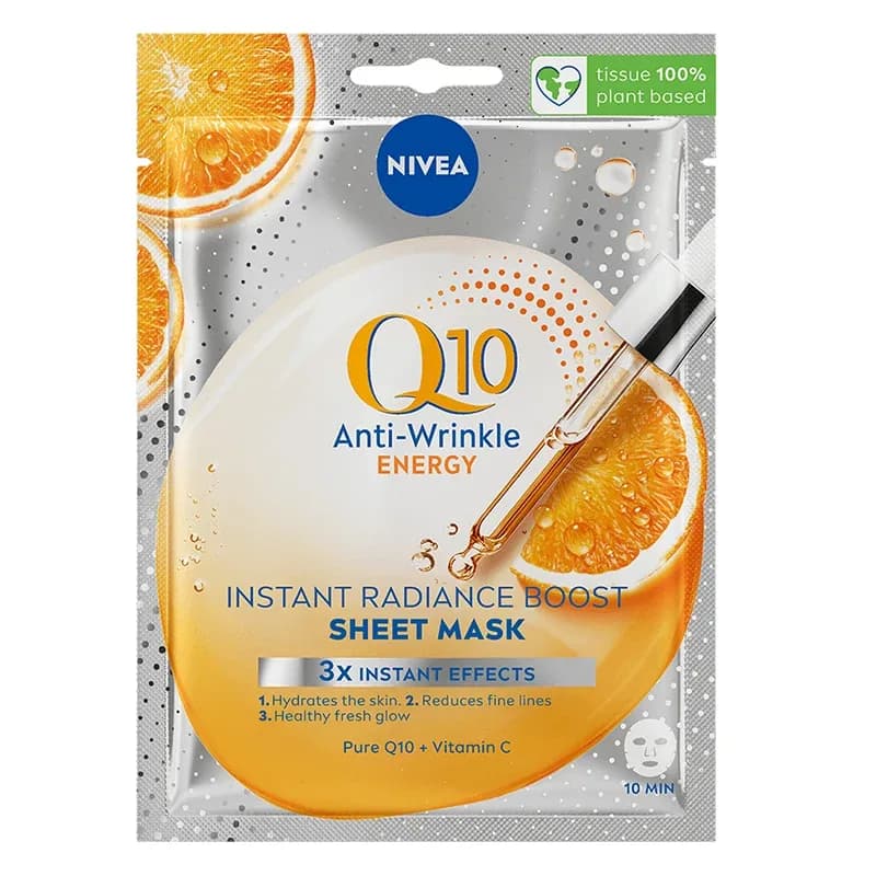 Nivea Q10 Energy Sheet Mask 1 st från Nivea – köp hos Apotek Hjärtat