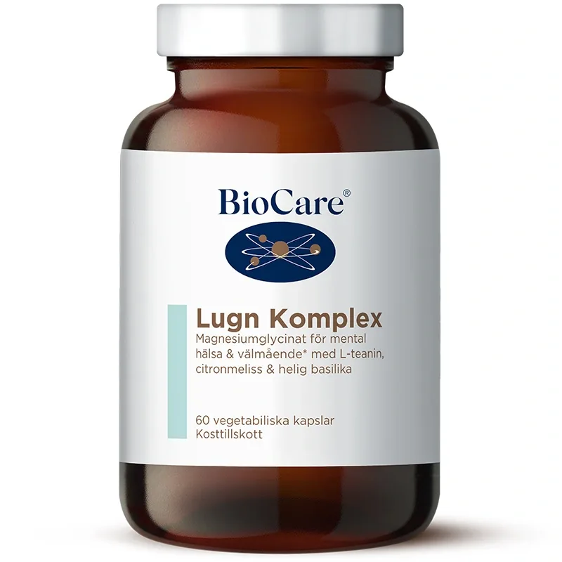 BioCare Lugn Komplex 60 kapslar från BioCare – köp hos Apotek Hjärtat