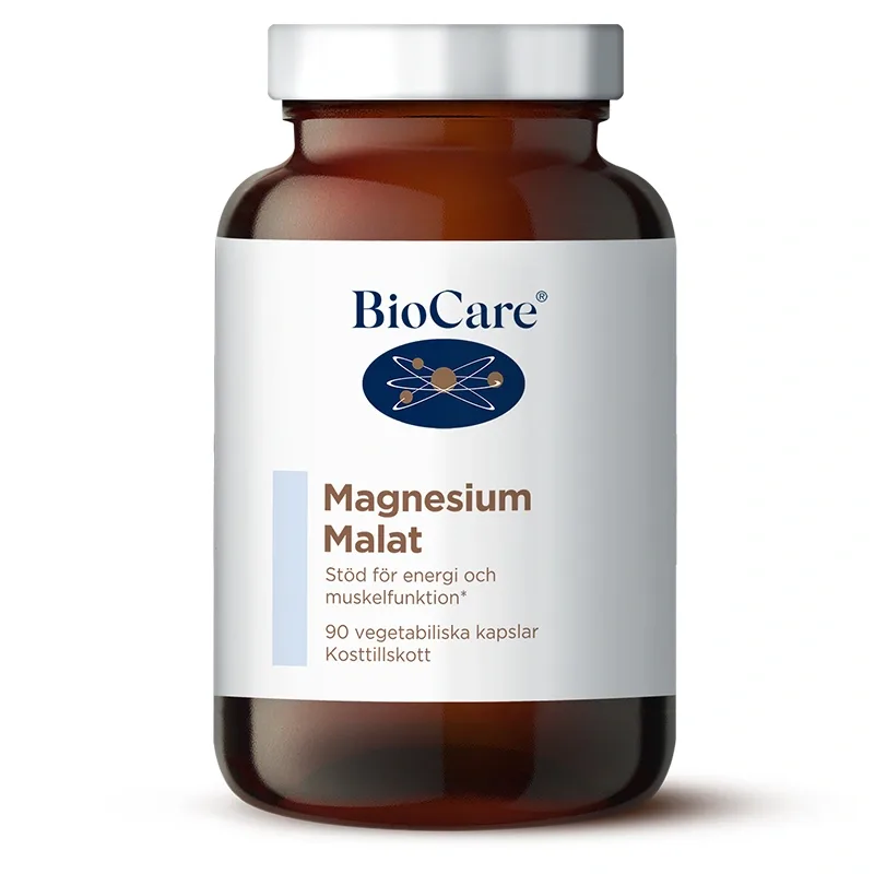BioCare Magnesium Malat 90 kapslar från BioCare – köp hos Apotek Hjärtat