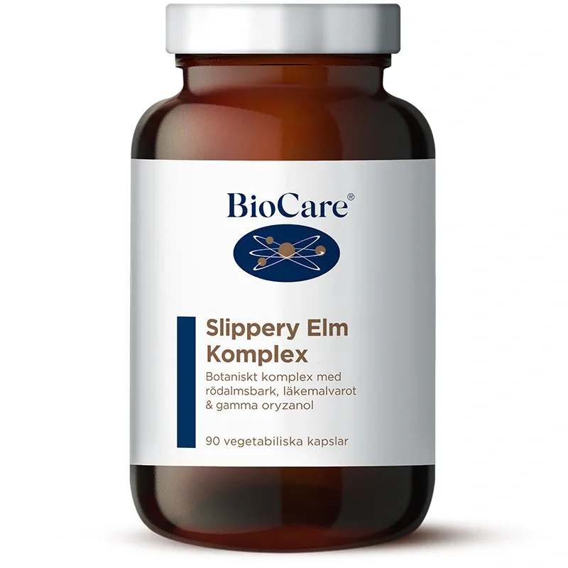 BioCare Slippery Elm Komplex 90 kapslar från BioCare – köp hos Apotek Hjärtat