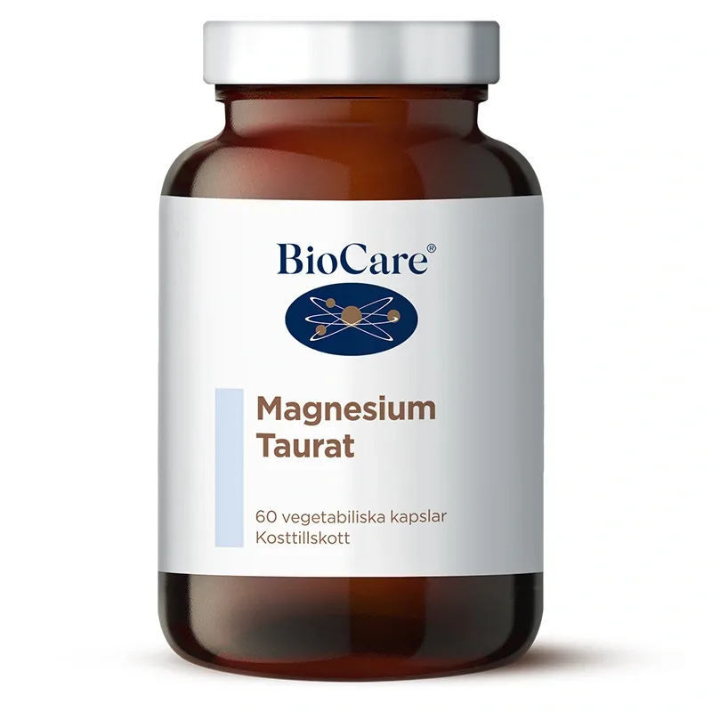 BioCare Magnesium Taurat 60 kapslar från BioCare – köp hos Apotek Hjärtat