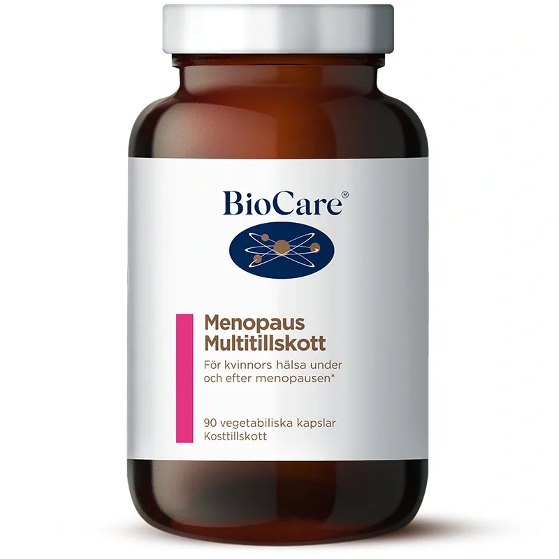 BioCare Menopaus Multitillskott 90 kapslar från BioCare – köp hos Apotek Hjärtat