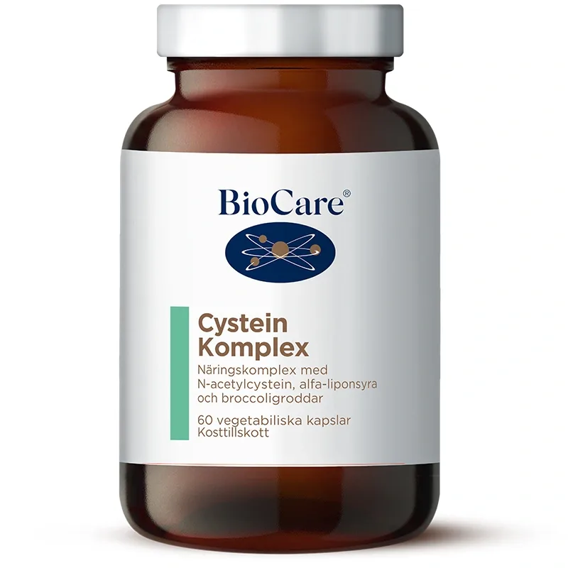BioCare Cystein Komplex 60 kapslar från BioCare – köp hos Apotek Hjärtat