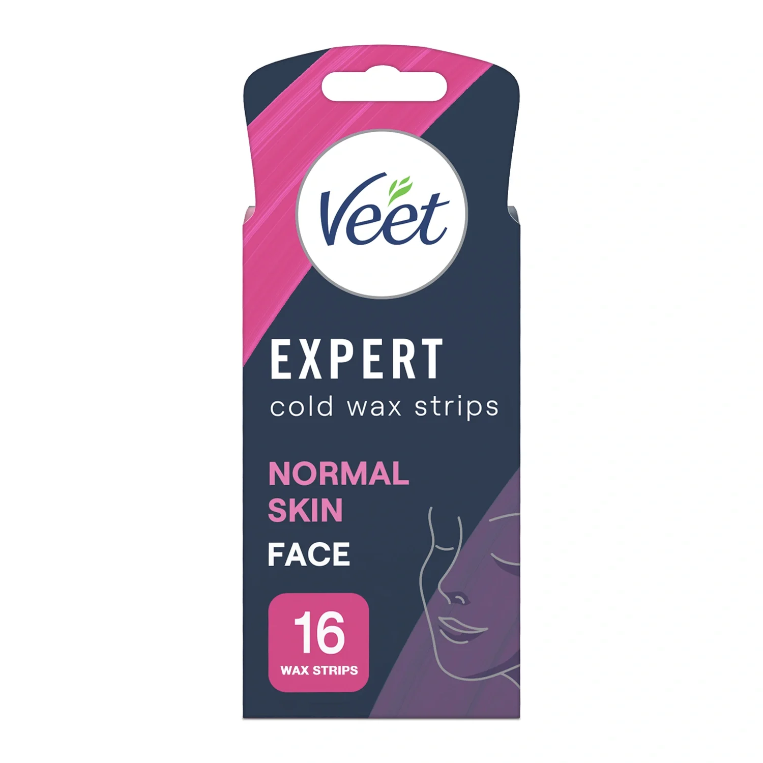 Veet Expert Cold Wax Strips Normal Skin Face 16 pcs från Veet – köp hos Apotek Hjärtat