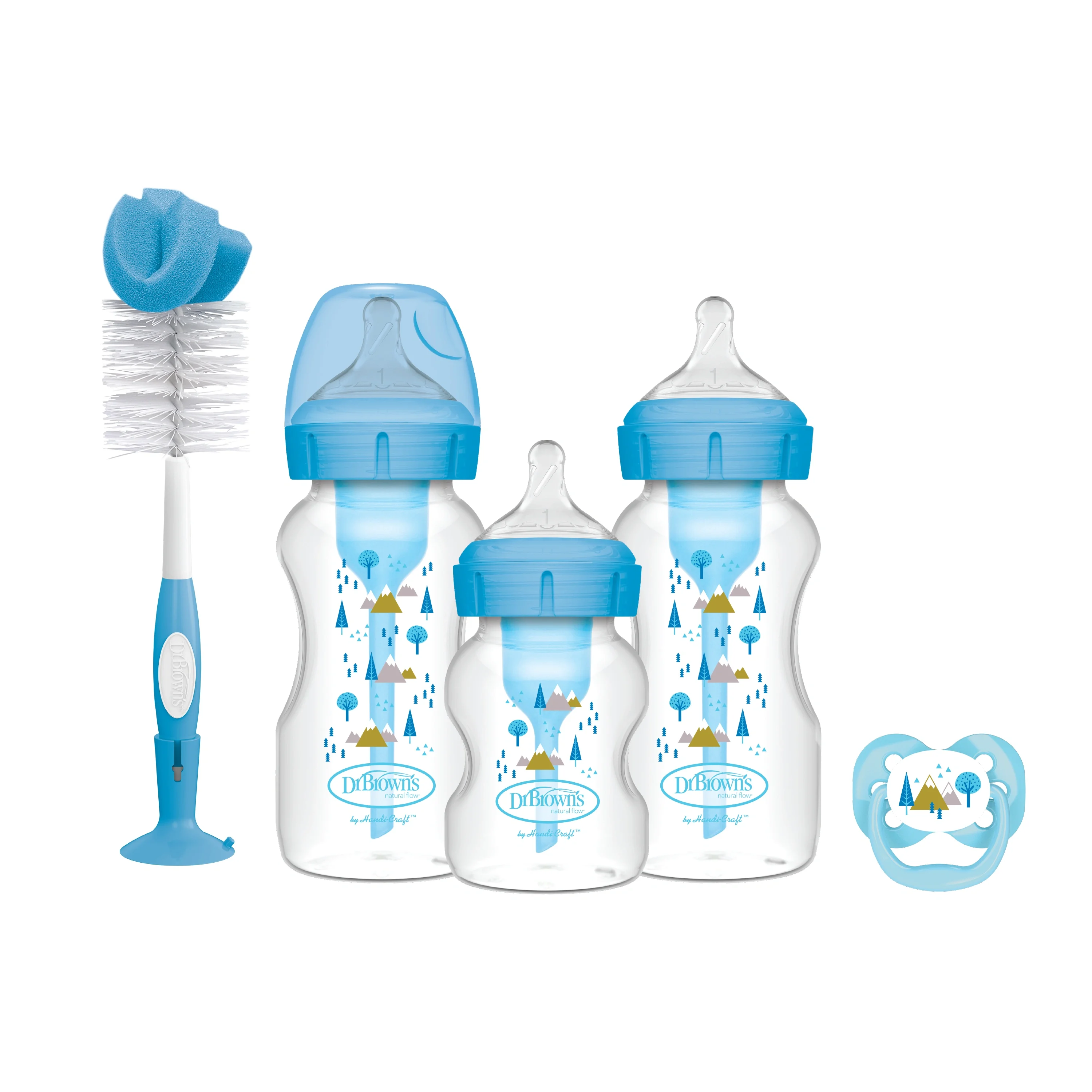Dr. Brown's WideNeck Options+ Blue Gift Set från Dr. Brown's – köp hos Apotek Hjärtat