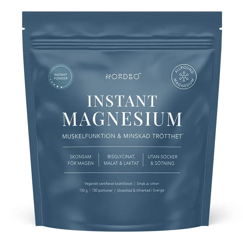 Nordbo Instant Magnesium 150 g från Nordbo – köp hos Apotek Hjärtat