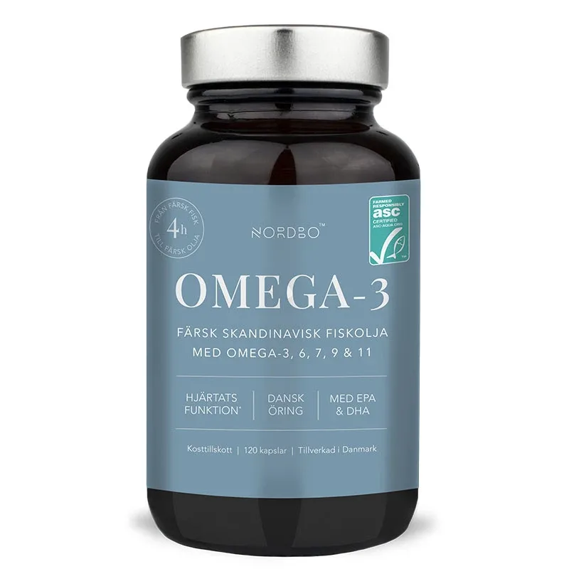 Nordbo Omega-3 ASC 120 kapslar från Nordbo – köp hos Apotek Hjärtat