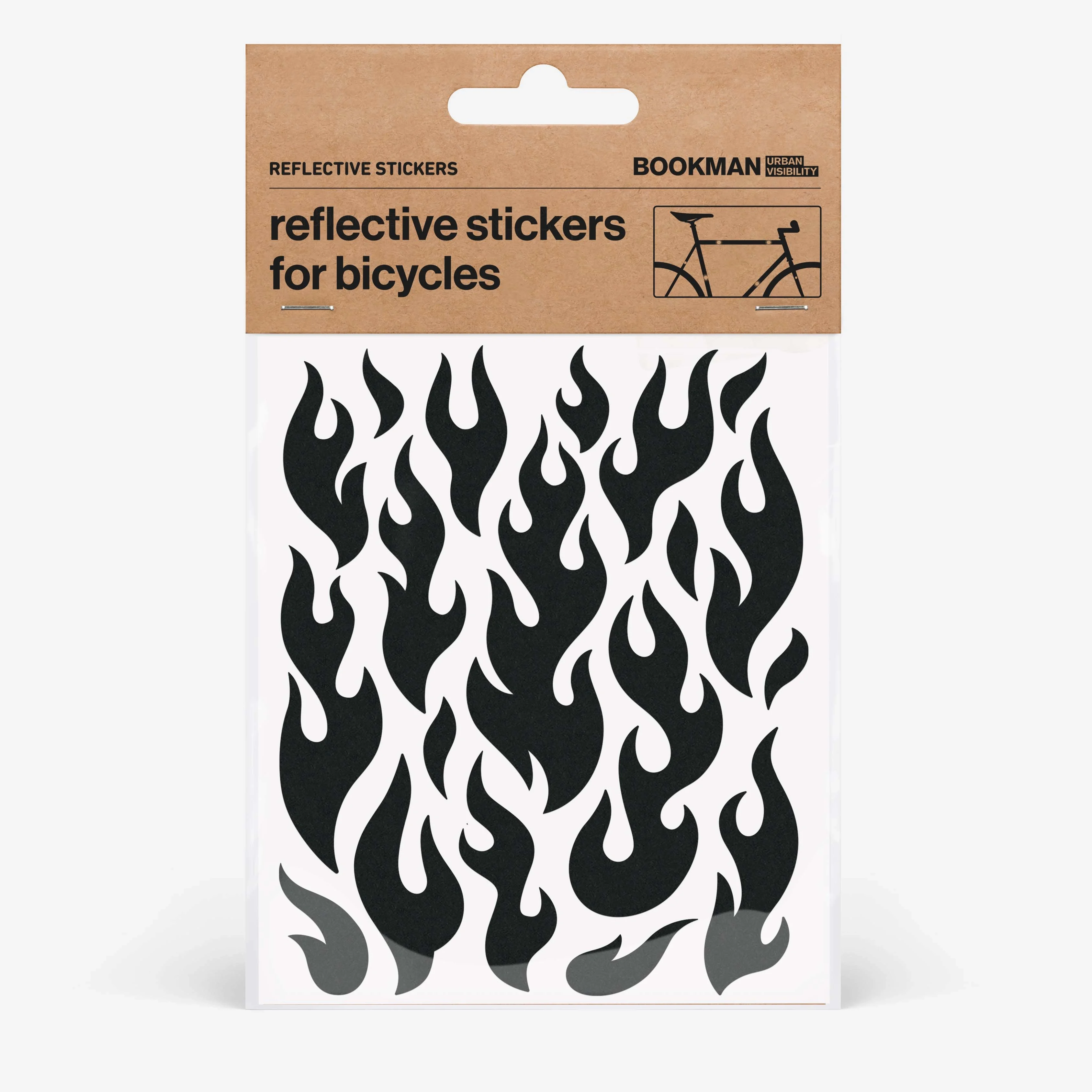 Bookman Reflective Stickers Flames Black från Bookman – köp hos Apotek Hjärtat