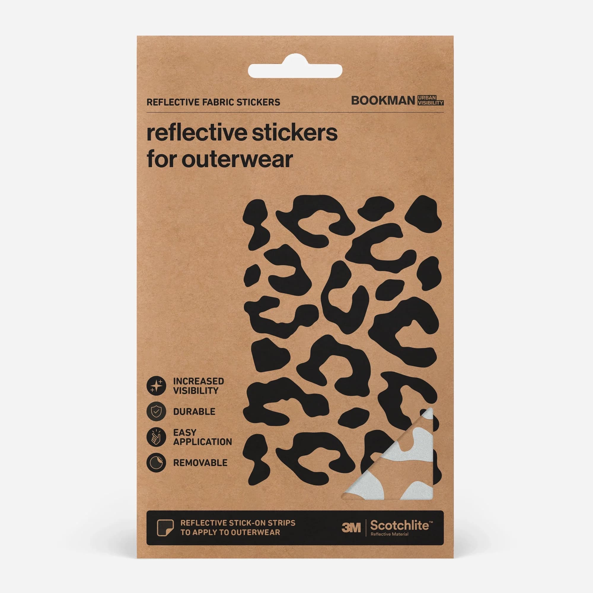 Bookman Reflective Fabric Stickers Leopard Silver från Bookman – köp hos Apotek Hjärtat
