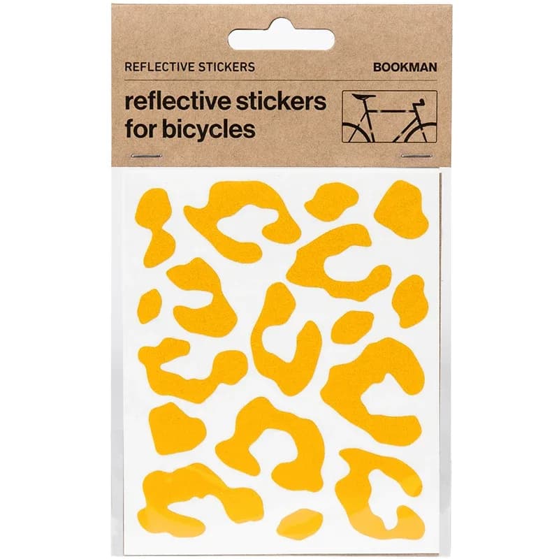 Bookman Reflective Stickers Leopard Print Yellow från Bookman – köp hos Apotek Hjärtat