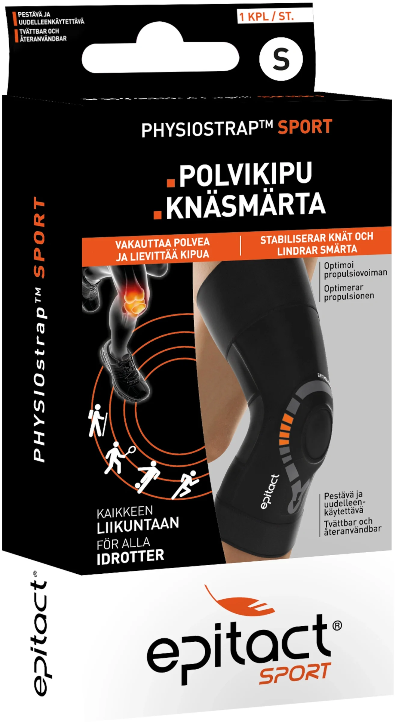 Epitact Physiostrap Sport Knästöd S från Epitact – köp hos Apotek Hjärtat