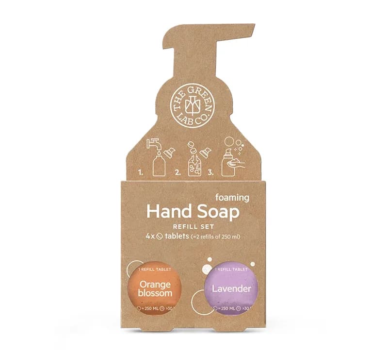 The Green Lab Hand Soap Tabs Orange & Lavender 4x125ml från The Green Lab – köp hos Apotek Hjärtat