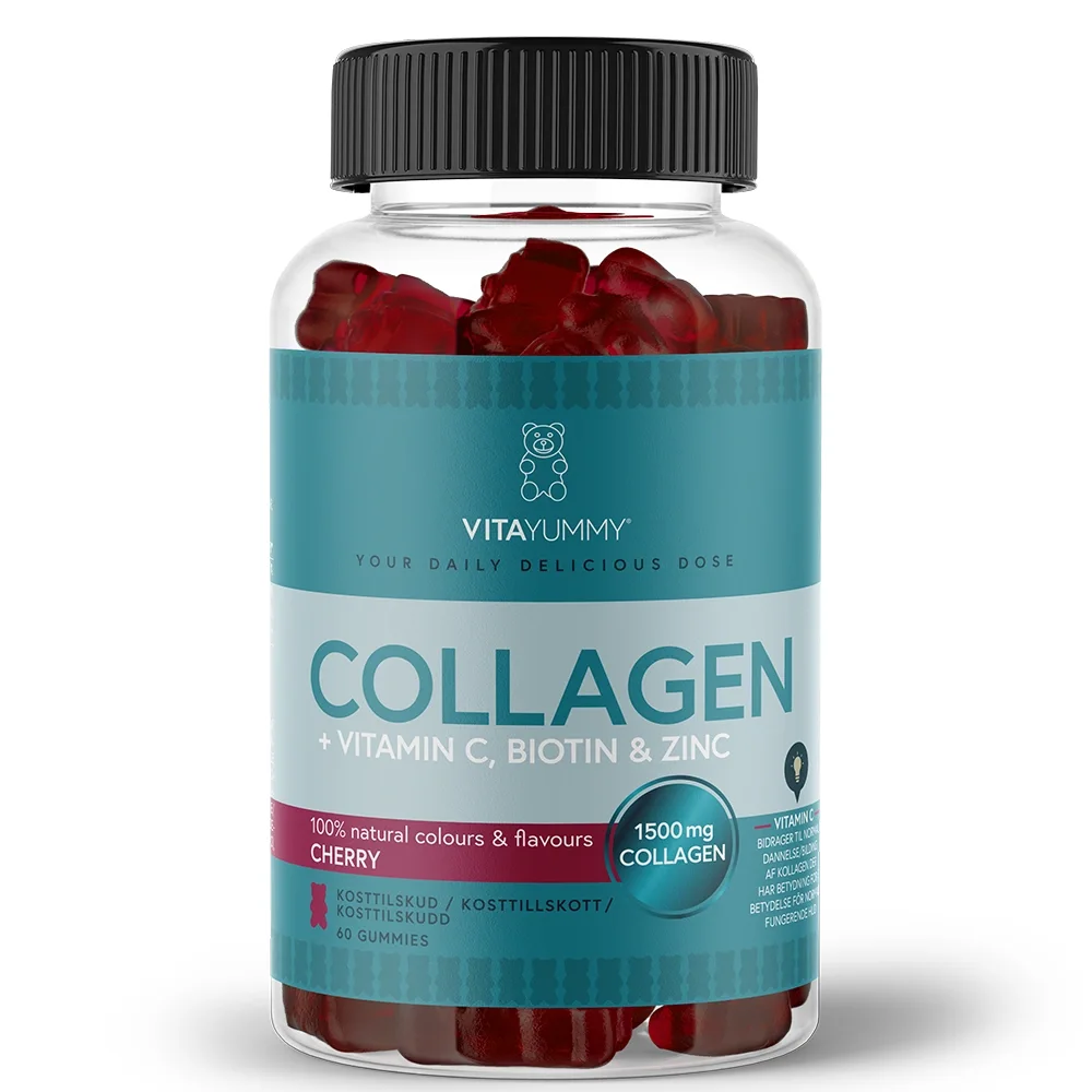 VitaYummy Collagen Cherry 60 st från VitaYummy – köp hos Apotek Hjärtat