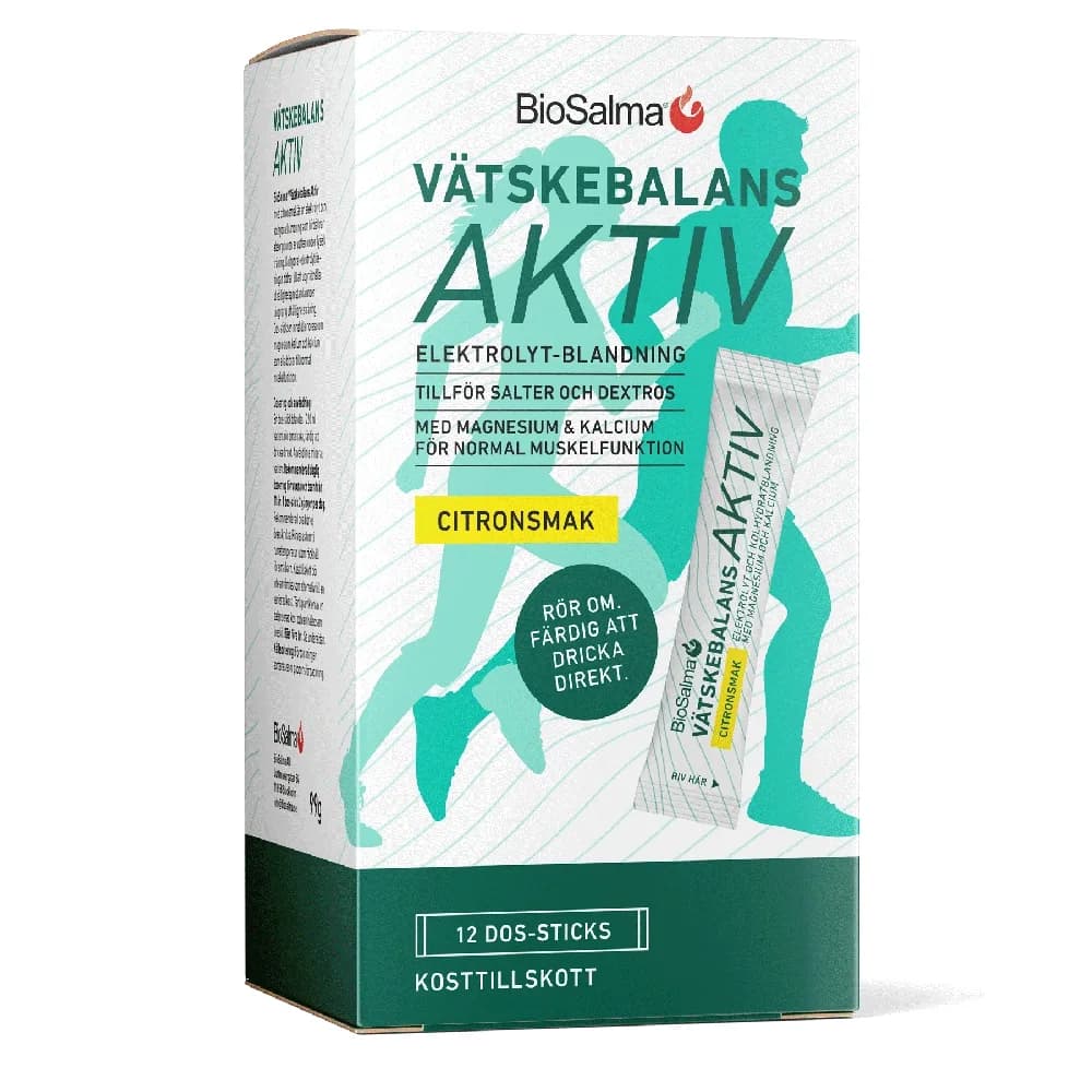 BioSalma Vätskebalans Aktiv 12 Dos-Sticks 12 st från BioSalma – köp hos Apotek Hjärtat