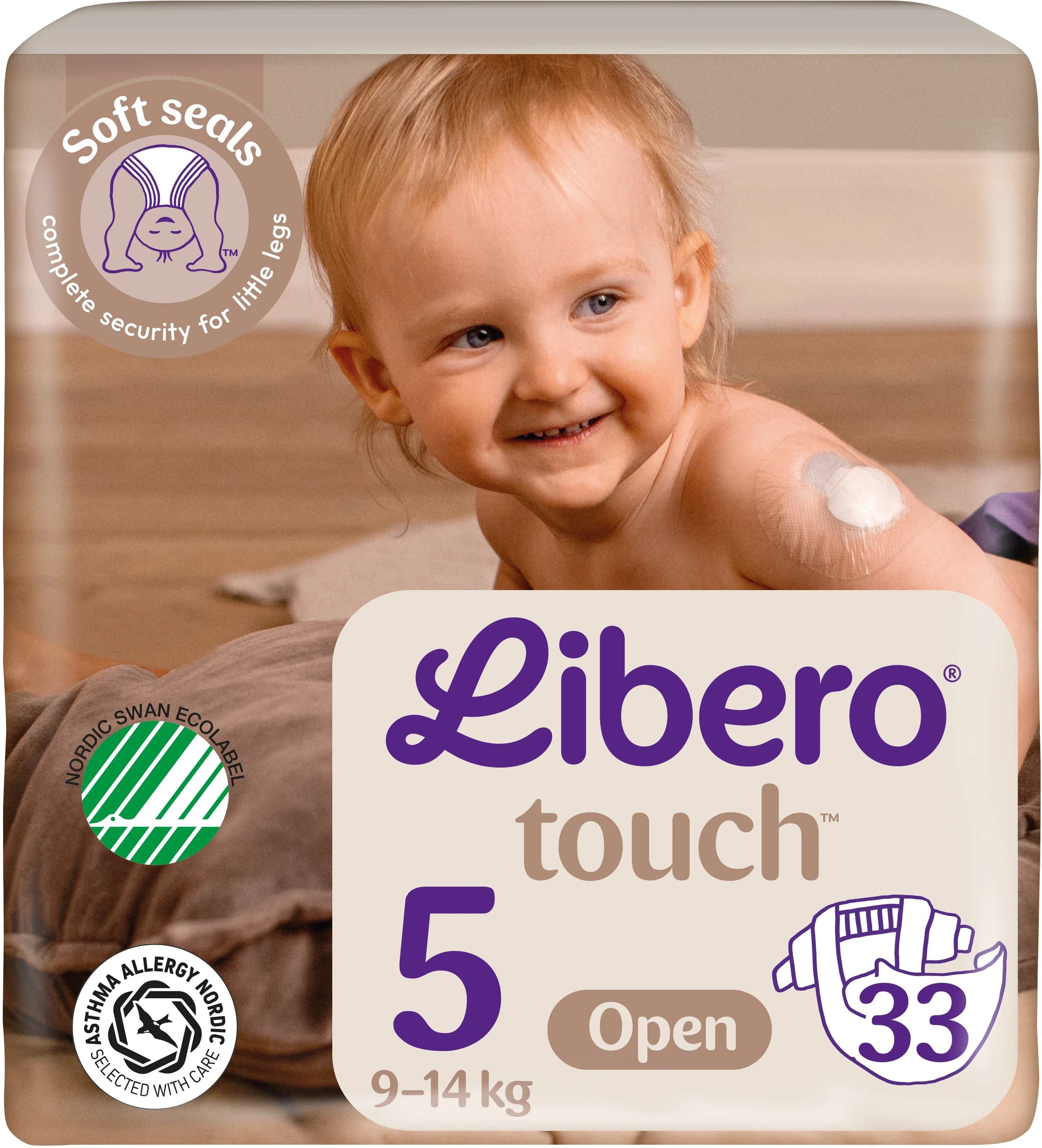 Libero Touch 5 Öppen Blöja 9-14 kg 33 st från Libero – köp hos Apotek Hjärtat