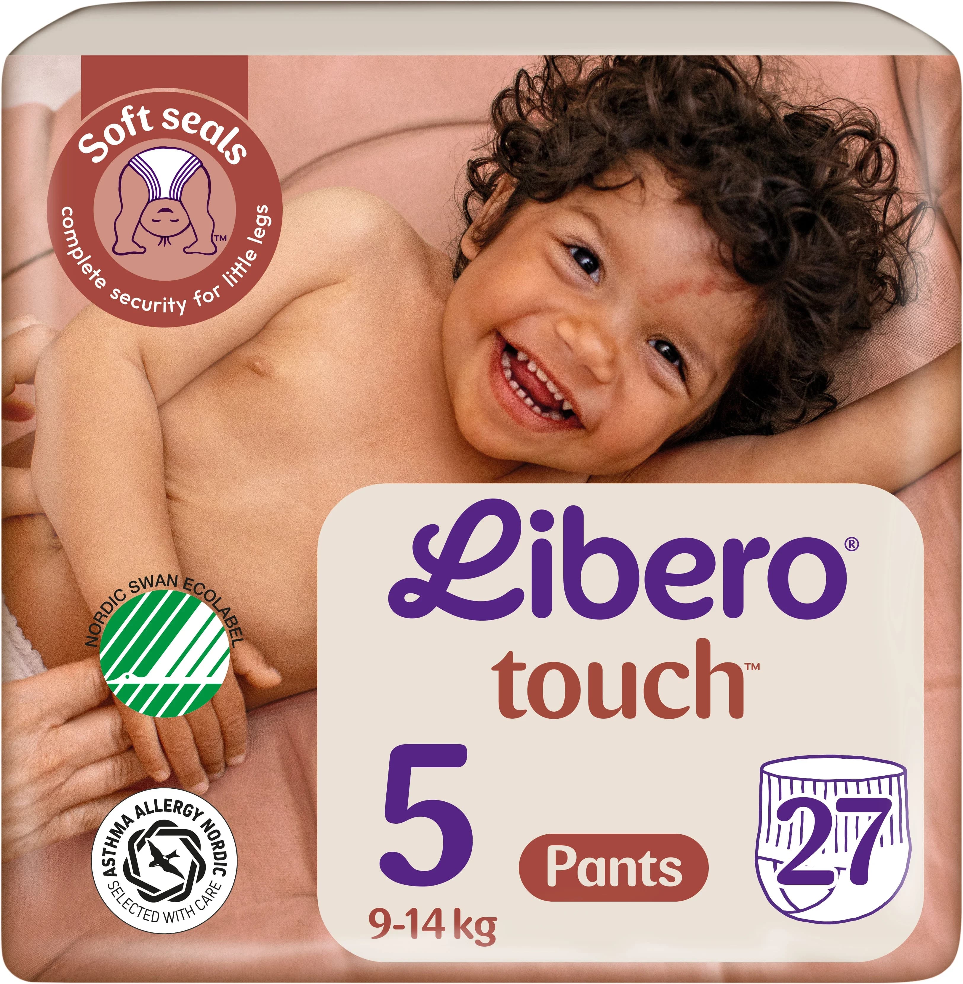 Libero Touch 5 Byxblöjor 9-14 kg 27 st från Libero – köp hos Apotek Hjärtat