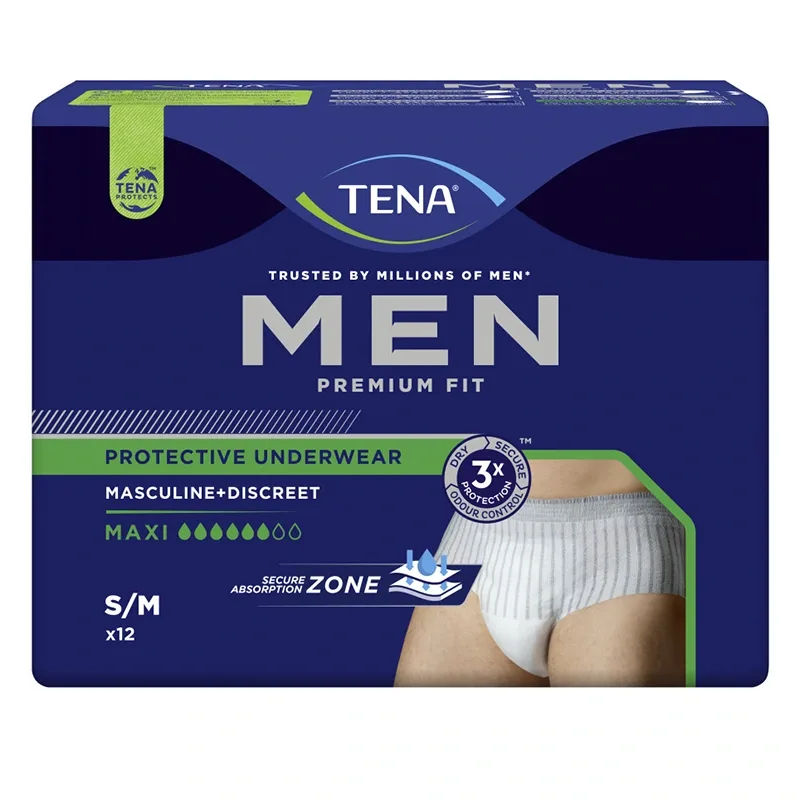 TENA Men Premium Fit Maxi S/M 12 st från Tena – köp hos Apotek Hjärtat