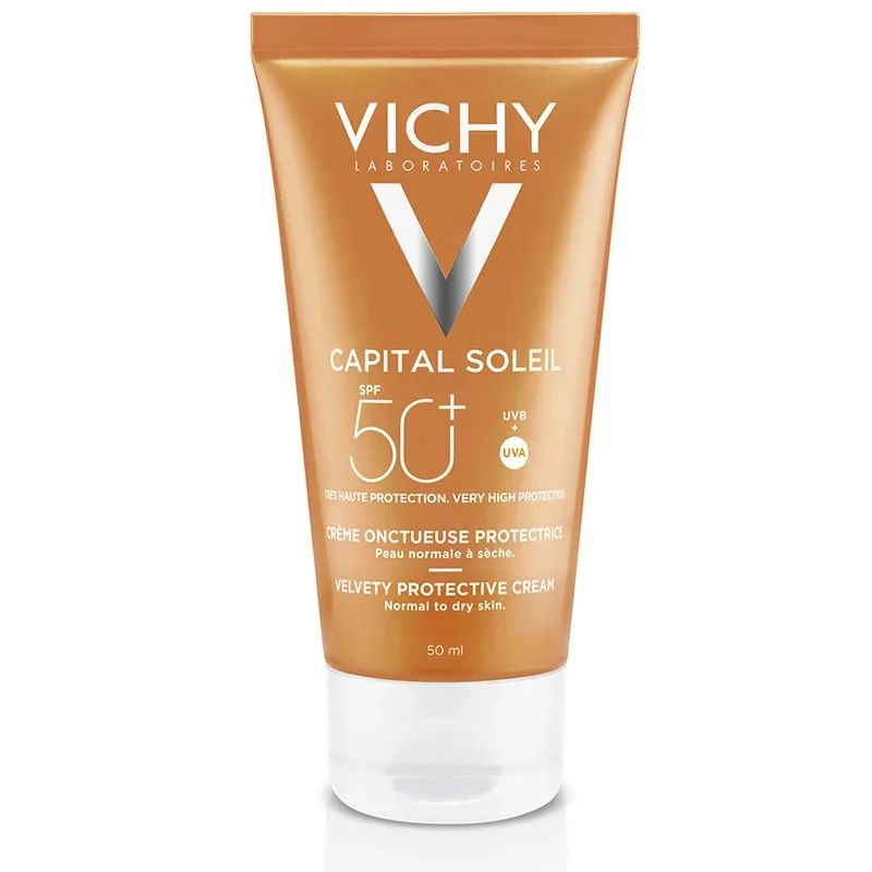 Vichy Capital Soleil Velvety Cream SPF 50+, 50 ml från Vichy – köp hos Apotek Hjärtat