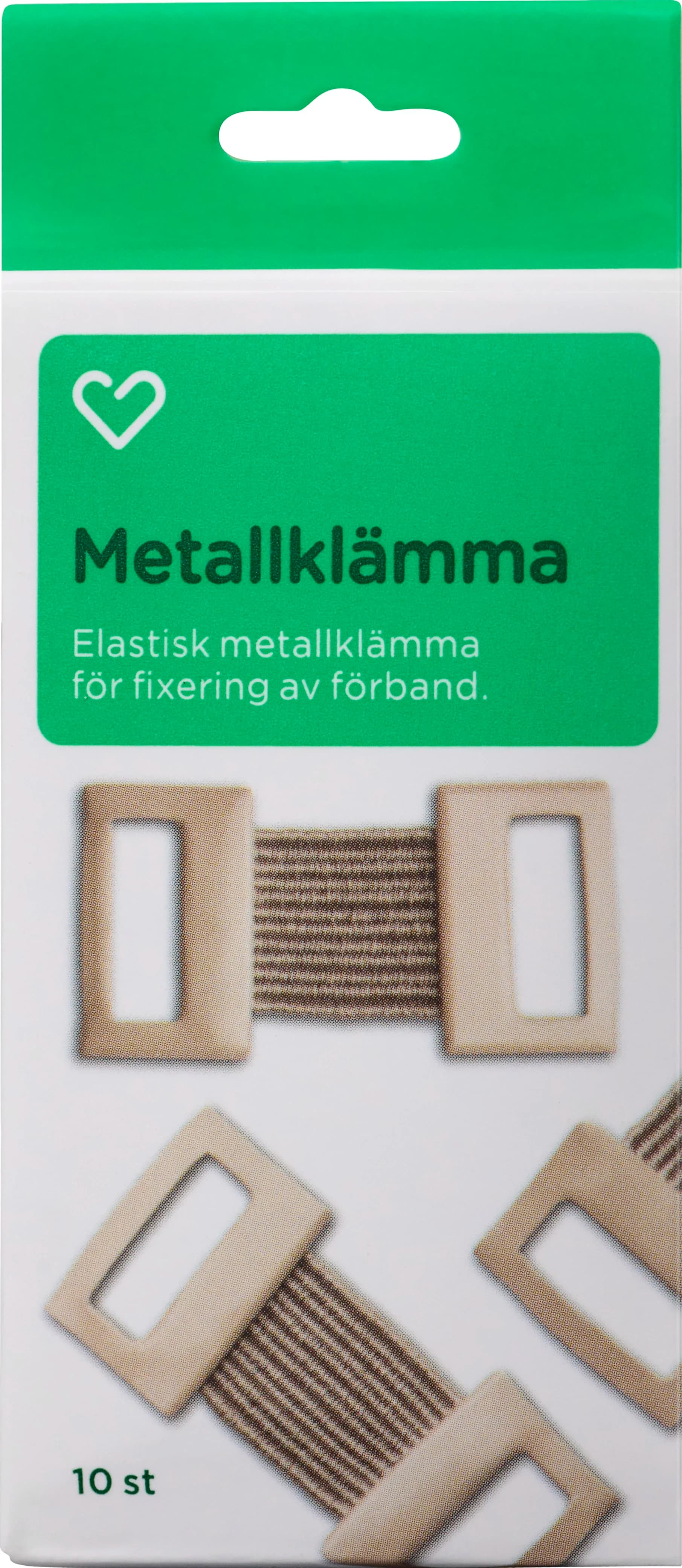 Hjärtats Metallklämmor 10 st från Hjärtats – köp hos Apotek Hjärtat