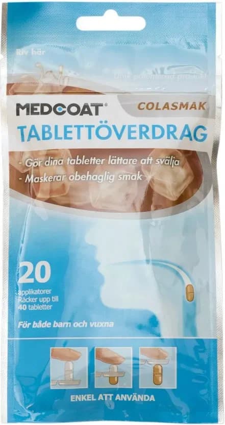 Medcoat Tablettöverdrag Colasmak 20 st från MedCoat – köp hos Apotek Hjärtat