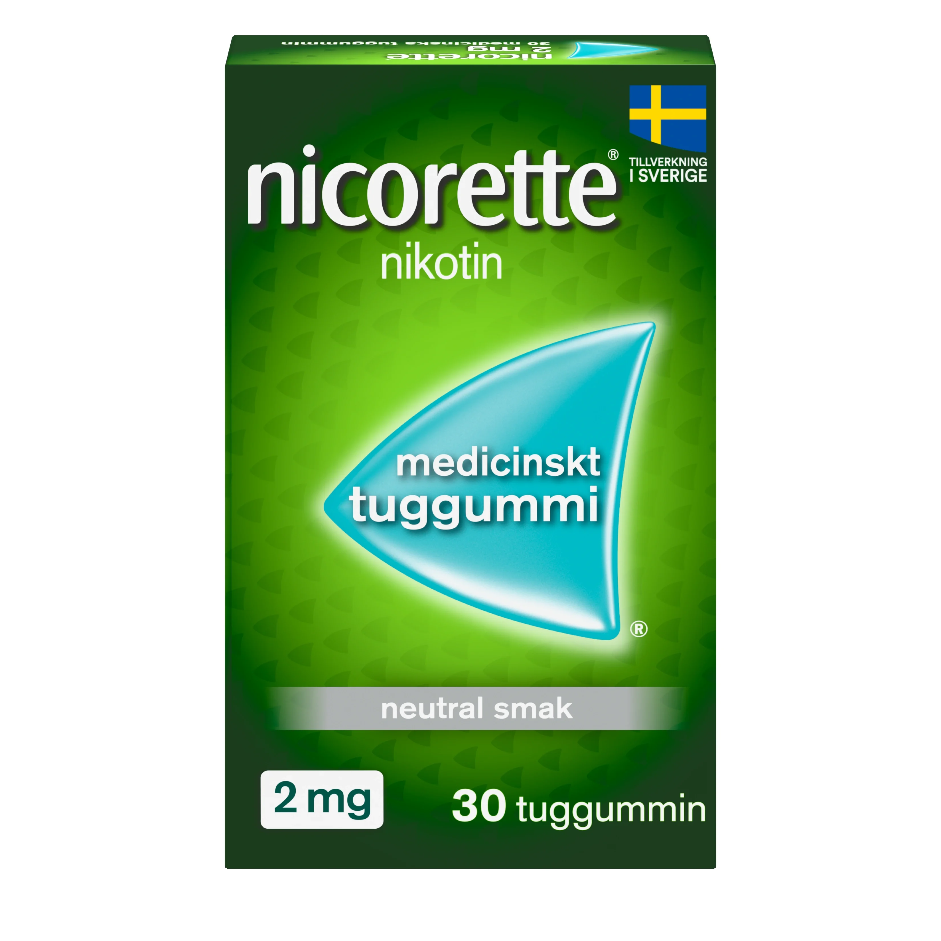 Nicorette medicinskt tuggummi 2 mg 30 st från Nicorette – köp hos Apotek Hjärtat