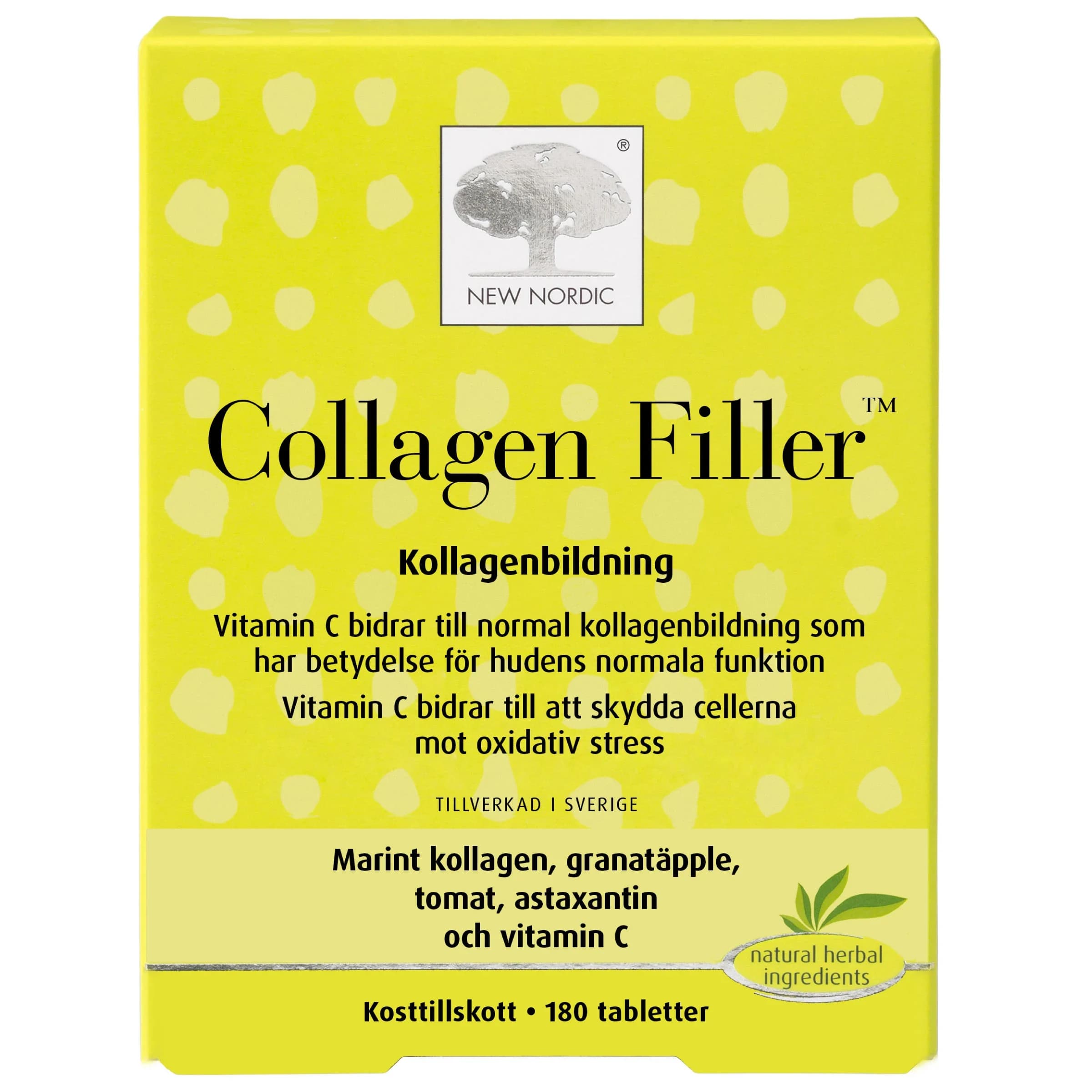 New Nordic Skin Care Collagen Filler 180 st från New Nordic – köp hos Apotek Hjärtat