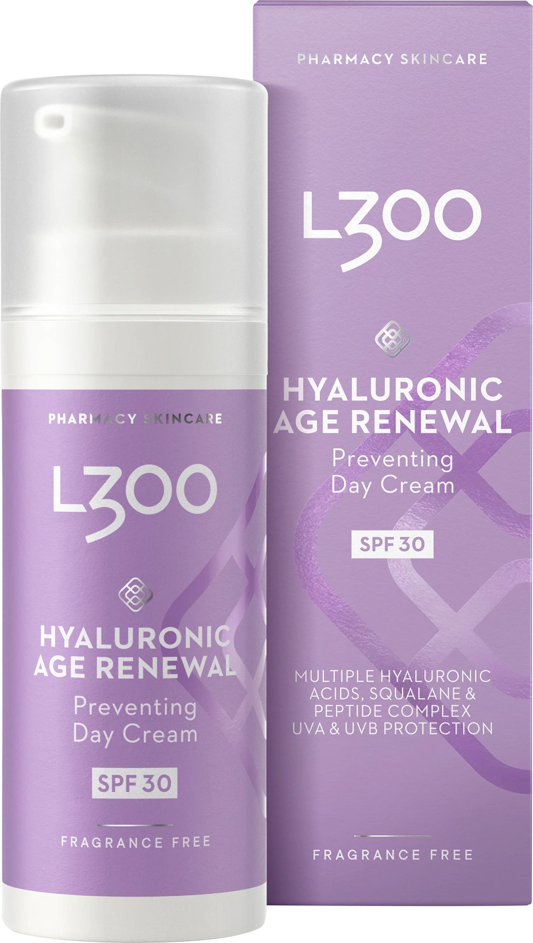 L300 Hyaluronic Age Renewal Day Cream SPF 30, 50 ml från L300 – köp hos Apotek Hjärtat