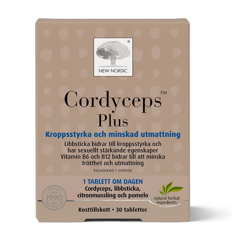 New Nordic Cordyceps Plus 30 st från New Nordic – köp hos Apotek Hjärtat