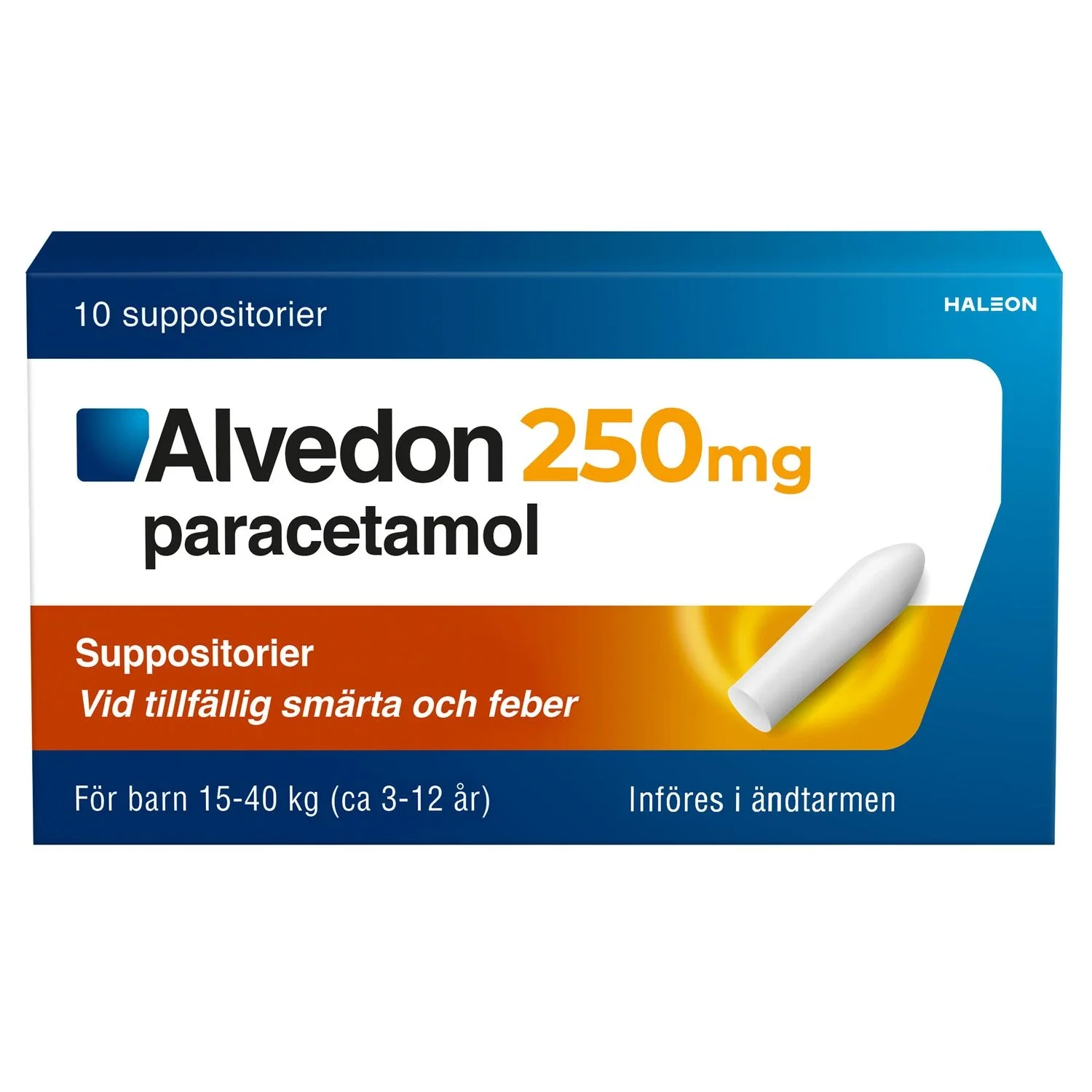 Alvedon Suppositorium 250 mg 10 st från Alvedon – köp hos Apotek Hjärtat