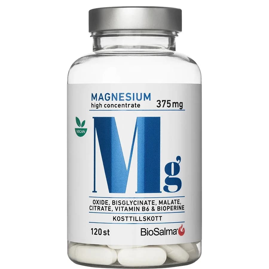 BioSalma Magnesium 375 mg från BioSalma – köp hos Apotek Hjärtat