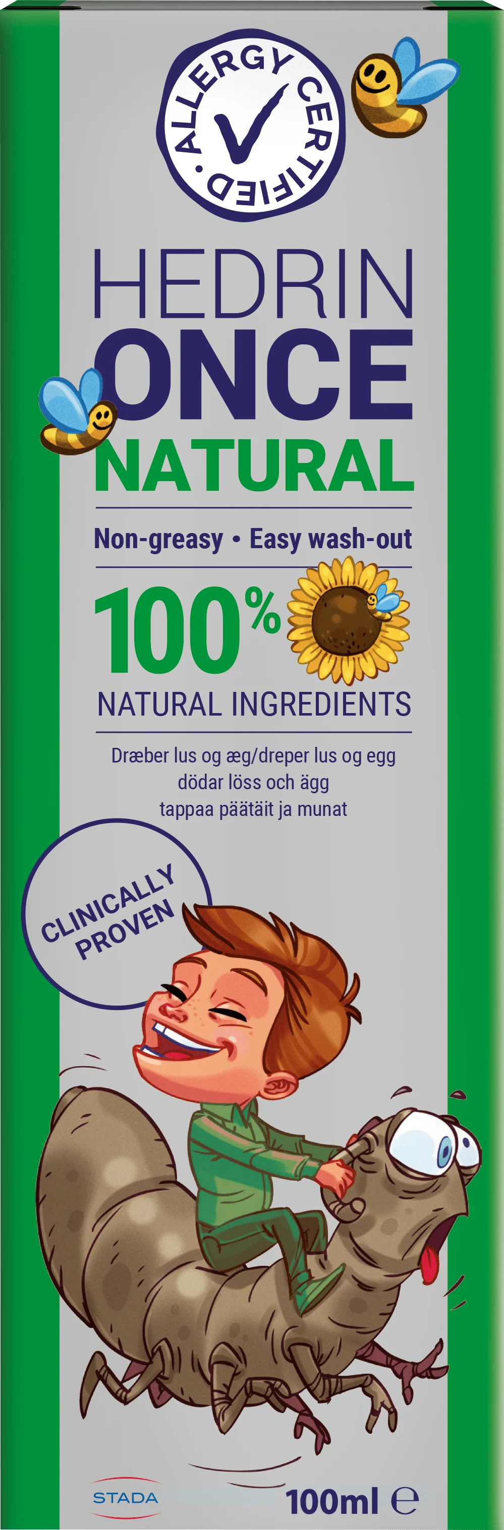 Hedrin Once Natural 100 ml från Hedrin – köp hos Apotek Hjärtat