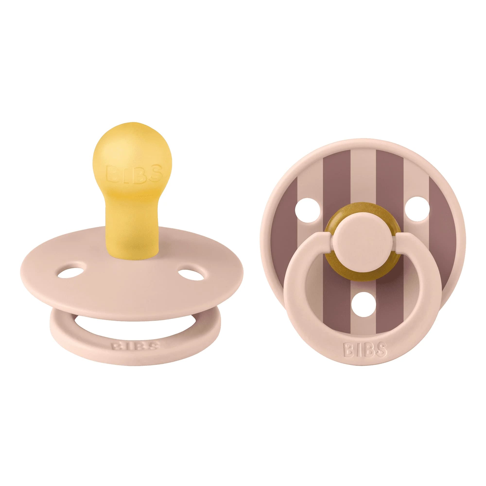 BIBS Pacifier Studio Colour Block Latex Size 1 Blush Mix 2-pack från BIBS – köp hos Apotek Hjärtat
