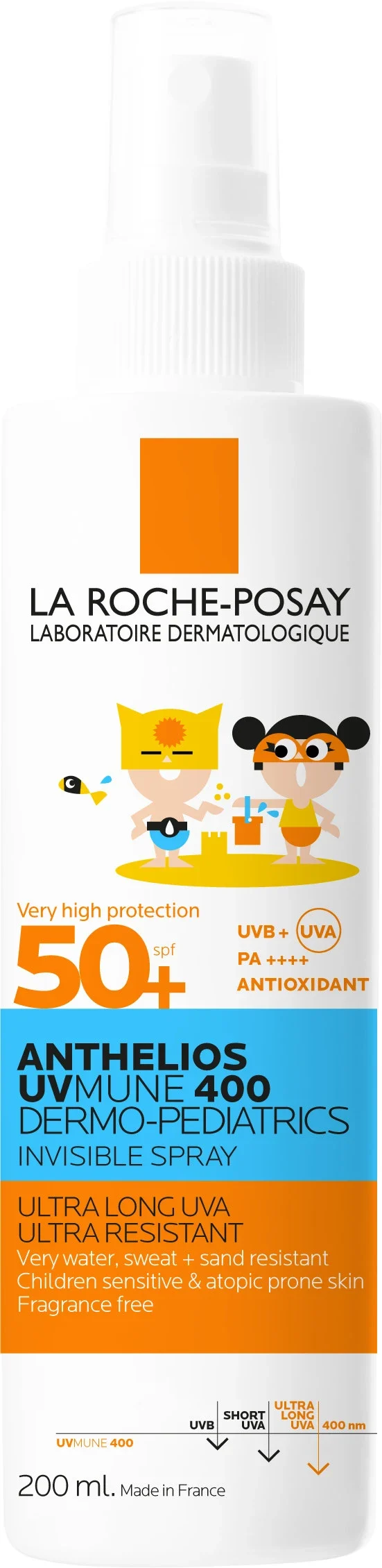 La Roche-Posay Anthelios Kids UVMUNE Kids spray SPF 50+, 200 ml från La Roche-Posay – köp hos Apotek Hjärtat
