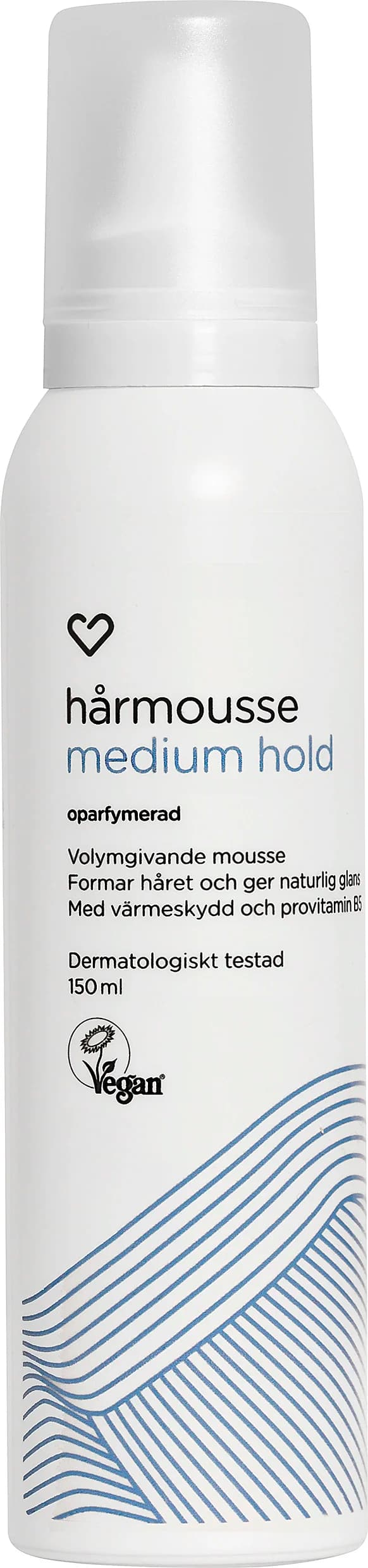 Hjärtats Hårmousse Oparfymerad 150 ml från Hjärtats – köp hos Apotek Hjärtat