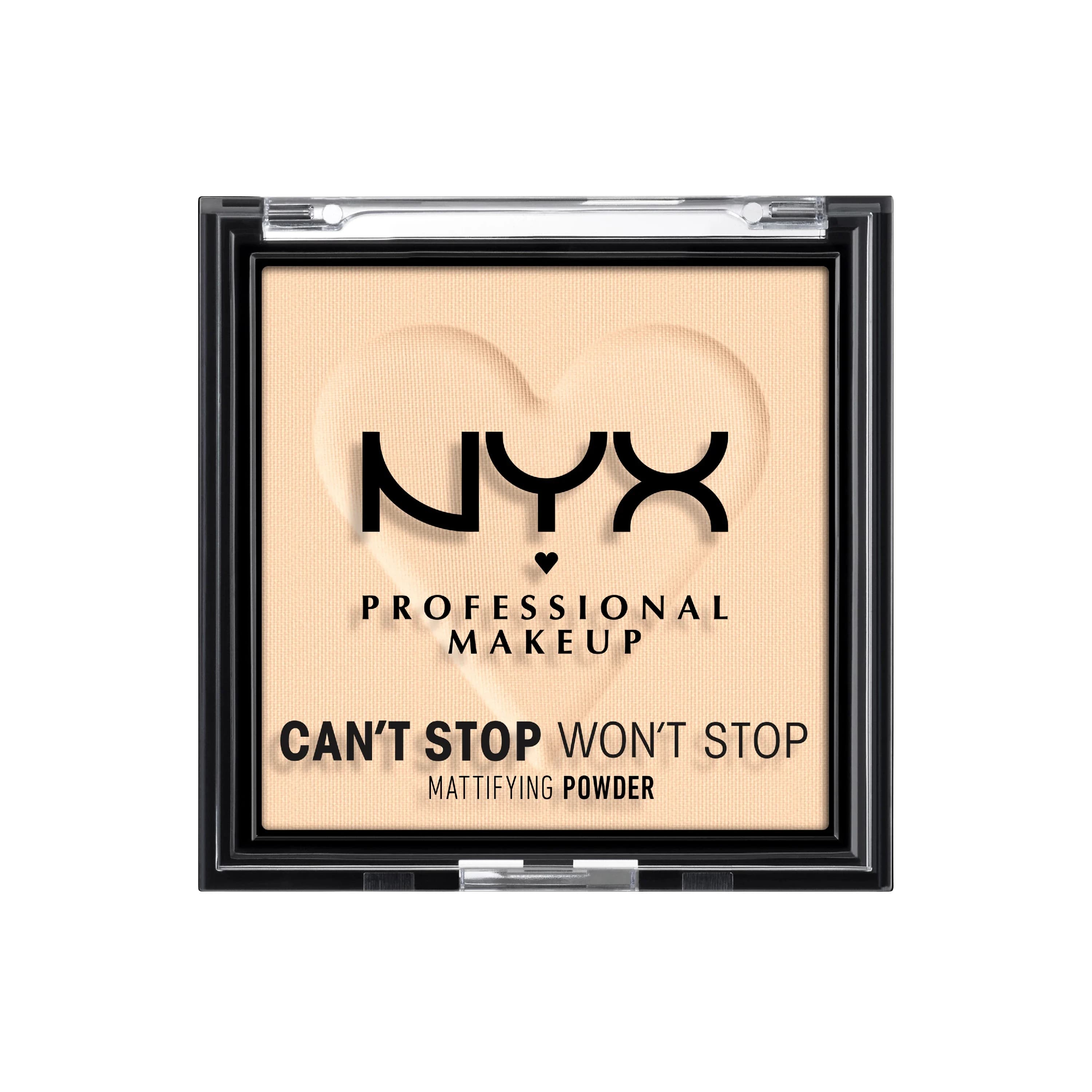 NYX Professional Makeup Can't Stop Won't Stop Mattifying Pressed Powder 6 g 01 Fair från NYX Professional Makeup - köp hos Apotek Hjärtat